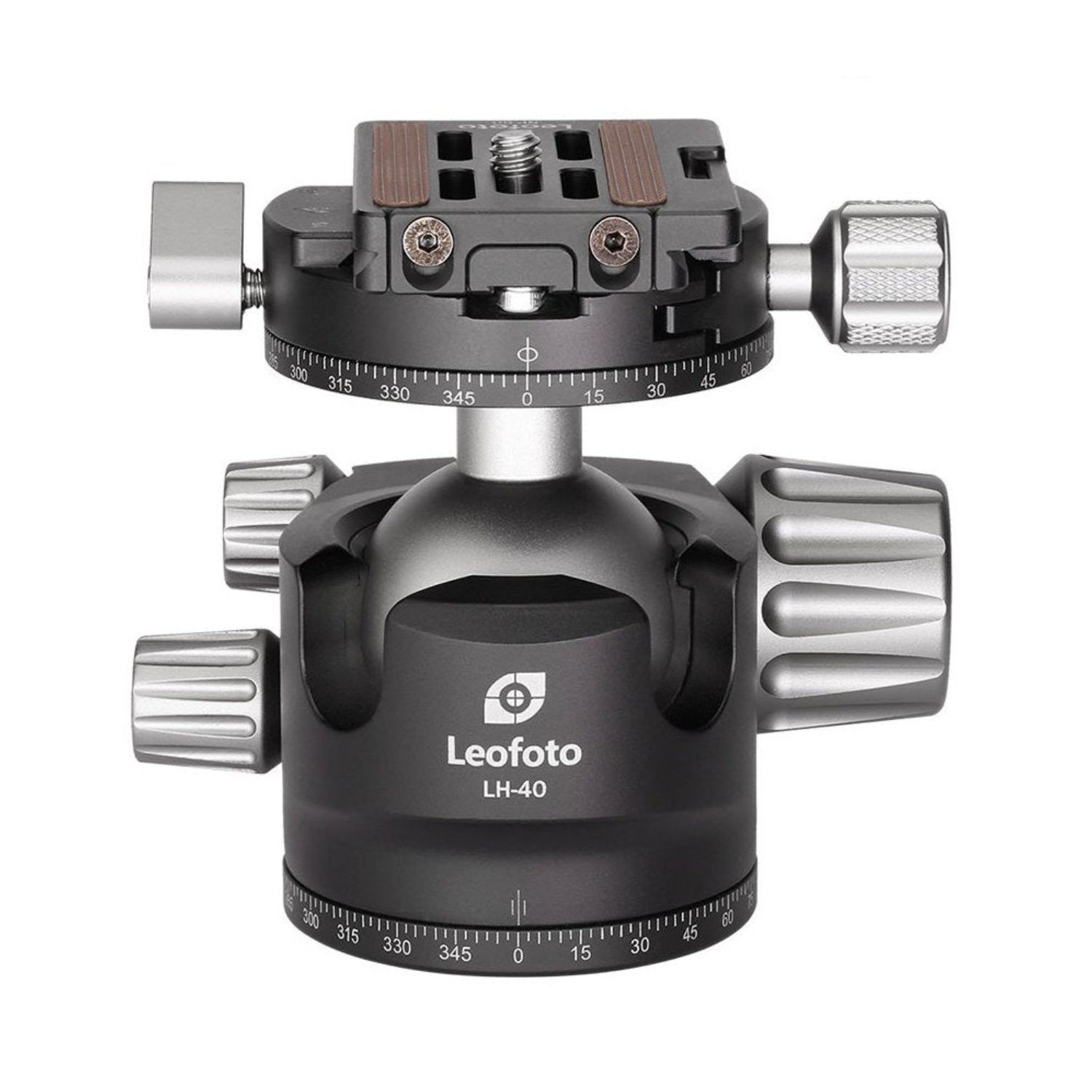 Leofoto-LH-40R-Ball-Head-Lower-Center-Double-Notch-With-QR-Plate-Online-Buy-Mumbai-India - Hey Jimmy